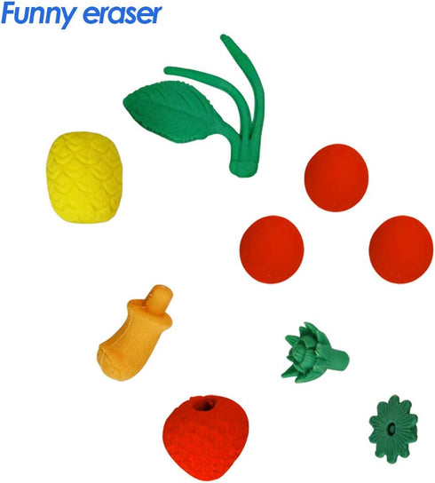 30PCS Children's Eraser, Mini Puzzle Pencil Eraser for Game Award Party, Carnival and School Supplies (Vegetables)