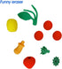 30PCS Children's Eraser, Mini Puzzle Pencil Eraser for Game Award Party, Carnival and School Supplies (Vegetables)