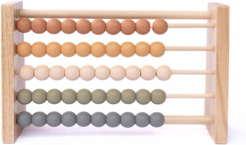 Brooklyn Neutral Boho Abacus - STEM Toy- Boho Nursery Decor and Playroom