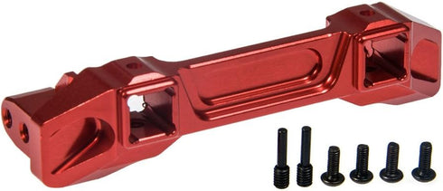 Aluminum Alloy Front and Rear Bumper Mount for 1/10 Scale TRX-4 Crawler Car in Red