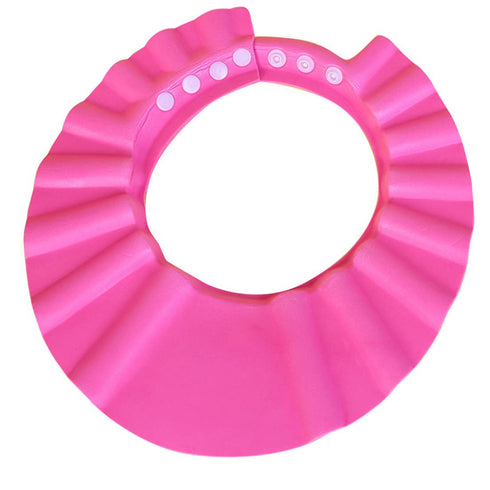 Eioflia 3PCS Baby Shower Cap, Baby Shampoo Cap Adjustable Shower Hat Soft Hair Washing Shield for Toddlers Kids