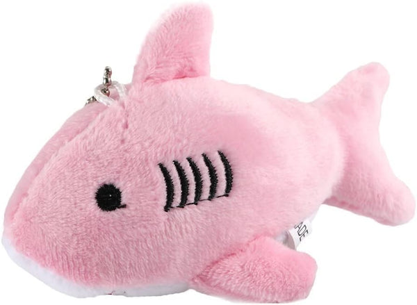 Cute Shark Plush Keychain, Mini Stuffed Animal Soft Shark Plush Toys for Backpack