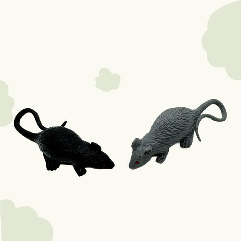 Mangdunt 30 Pack Mini Simulated Mouse Model, Realistic Plastic Mouse Figurines for Kids' Halloween Toy Joke Prank
