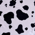 Soft Skin-friendly Printed Crib Sheet for Boys Girls, 2 Pack Fitted Crib Mattress Sheet (White Cow)