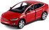 1/32 Model x Metal Die Casting Toy Car - Pull Back Car Toy with Sound and Lights for Ages 3-12 (Red)