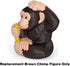 Replacement Brown Chimp Figure Holding Banana for Fisher-Price Little People Chimpanzee Playset BDY75