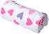 Baby Double Layer Soft Plush Minky Blanket, Dotted Backing for Boys Girls - Toddler Newborn Shower Gift (Peach Hearts)