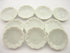 10 x 30 mm.(3.ocm) White Scallop Plate Dish Dollhouse Miniature
