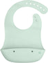 green sprouts Unisex Baby Silicone Scoop Bib