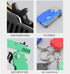 Kids Toys Cool Keychain Rubber Band - Mini Metal Folding Rubber Launcher Toy with 60 Bands