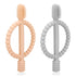 Baby Teething Toys with Easy-Hold Handle, Silicone Infant Toothbrush, Textured for Sore Gums, 0-6 Months