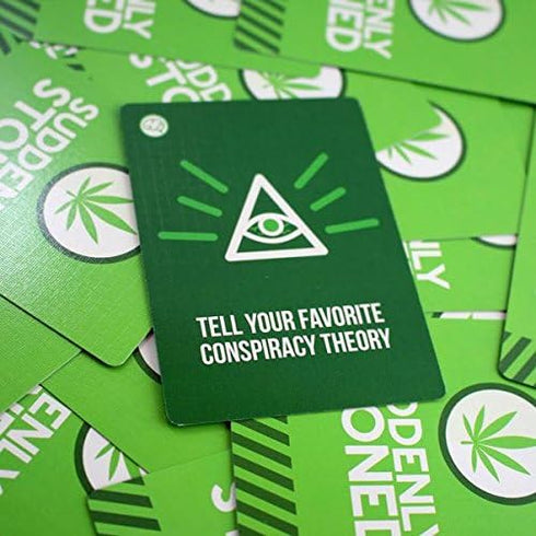 Breaking Games Suddenly Stoned - Hilarious Adult Card Game for Game Night Fun, 3-8 Players, Ages 18+