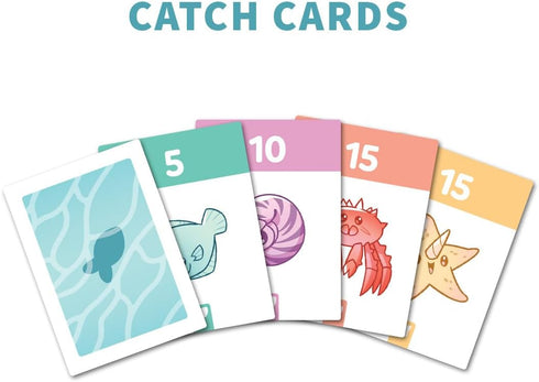 2-6 7+ Unstable Games Fishy Squishy Crusty Quirky Base Game - Competitive Fishing Card Game for Kids, Teens, Adults