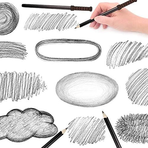 Zonon 10 Pieces Wand Pencils - Wizard Party Supplies, Goody Bag Filler Favors for Birthday Theme Gifts