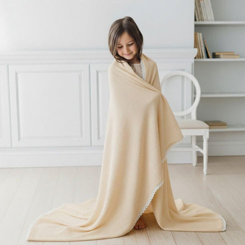 30" 40" MakeMake Organics GOTS Certified Organic Cotton Muslin Soft Breathable Lightweight Swaddle and Comfort Organic
