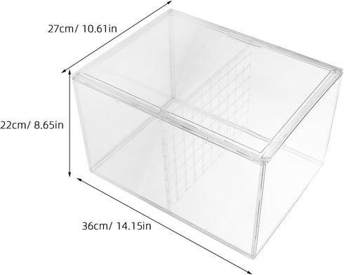 Countertop 14.2x10.6x8.7in 2 Acrylic Baby Bottle Organizer: Baby Bottle Station for Kitchen Cabinet Nursery - Tier