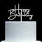 Happy Birthday Cake Topper, Mirror Silver Acrylic for Birthday Party Decorations