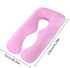 SmarTopus Maternity Pillowcase, Pregnancy Body Pillow case U Shaped, Maternity Pillow Replacement Cover with Zipper