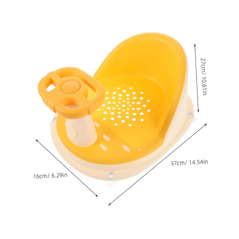 Bath Tub Seat with Suction Cups Non-Slip Bathtub Chair Ergonomic Comfortable Sitting Support Adjustable Height