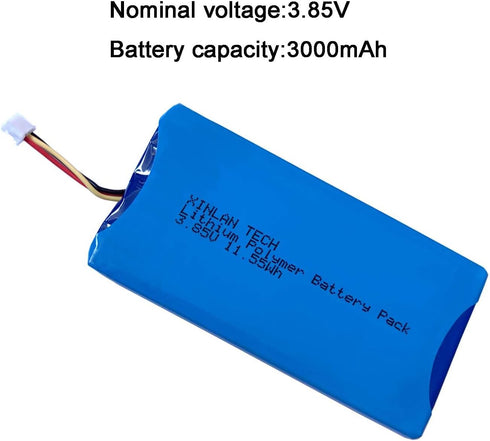 Battery Replacement for Infant Optics DXR-8 PRO Baby Monitor 3000mAh 3.85v 11.55Wh (Not Compatible with DXR-8)