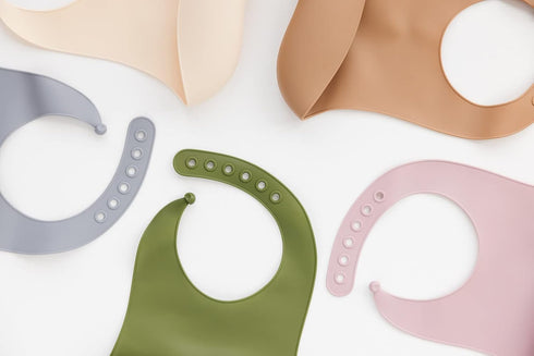Silicone Solid Bib for Toddler and Baby