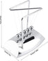 Z-Shape Newton's Cradle Balance Ball, Classic Metal Pendulum Balls Physics Science Ornaments for Desk Decor