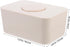Luxshiny Diaper Wipes Dispenser, Dustproof Tissue Storage Box Case, Silicone Baby Holder Refillable Wipe Container