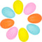 LovesTown 8PCS Plastic Egg Shakers Set, Musical Egg Maracas for Kids Toys Music Learning