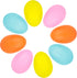 LovesTown 8PCS Plastic Egg Shakers Set, Musical Egg Maracas for Kids Toys Music Learning