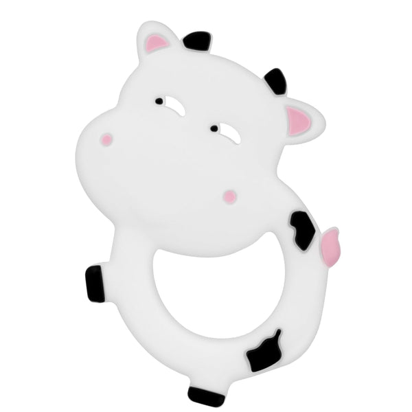 Silicone Baby Teether Ring for 312 Months, BPA-Free Soft Teething Toy, Easy-Grip