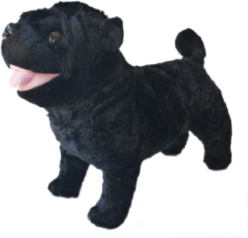 Adore 12" Rascal The Pug Dog Stuffed Animal Plush Toy with Farting Sound