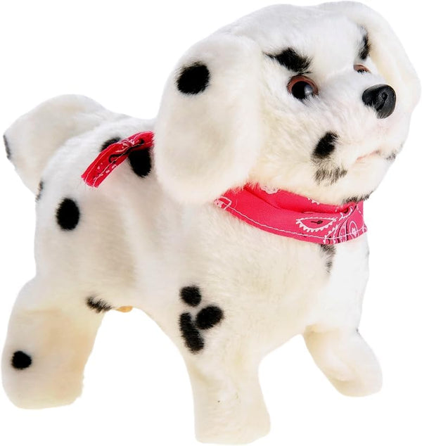 PowerTRC Cute Somersault Little Puppy Pet Toy Dog | Barks, Sits, Walks, and Flips