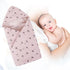 HOUSBAY Baby Blanket Newborn Blanket with Hooded Windproof Go Outside Warm Portable Swaddle Wrap in Basket Baby Safety