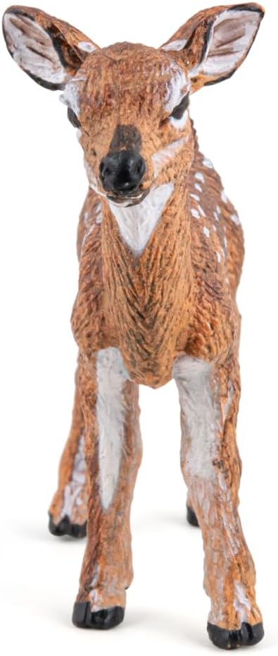 Papo -Hand-Painted - Figurine -Wild Animal Kingdom - White-Tailed Fawn -50219 -Collectible - for Children - Suitable for Boys and Girls- from 3 Years Old