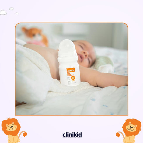 Clinikid 2.02 Oz (2) Calming Baby Massage Oil, Soothing and Calming Baby Lotion, Helps Relaxation for Newborn, Fl