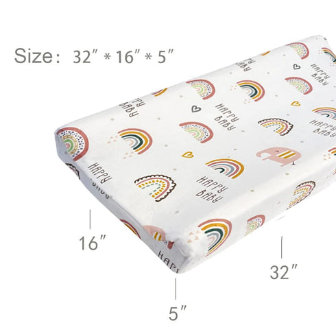 iEvolve Changing Pad Cover, Ultra Soft Minky Dots for Baby Boys and Girls, Breathable Changing Table Sheet