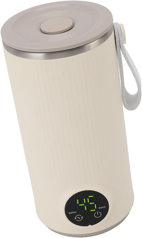 Denash 400ML Travel Milk Warmer Mixer Efficient Thawing USB Charging Long Lasting Battery For Baby Milk Heating For On