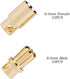 10 Pairs Gold-Plated 8mm Male Female Banana Plugs Bullet Connector for RC Battery ESC Motor