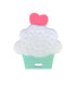 Cupcake Baby Teether - Infant Teether with Easy-to-Hold Design and Textured Back Side to Massage and Soothe Sore, Swollen Gums