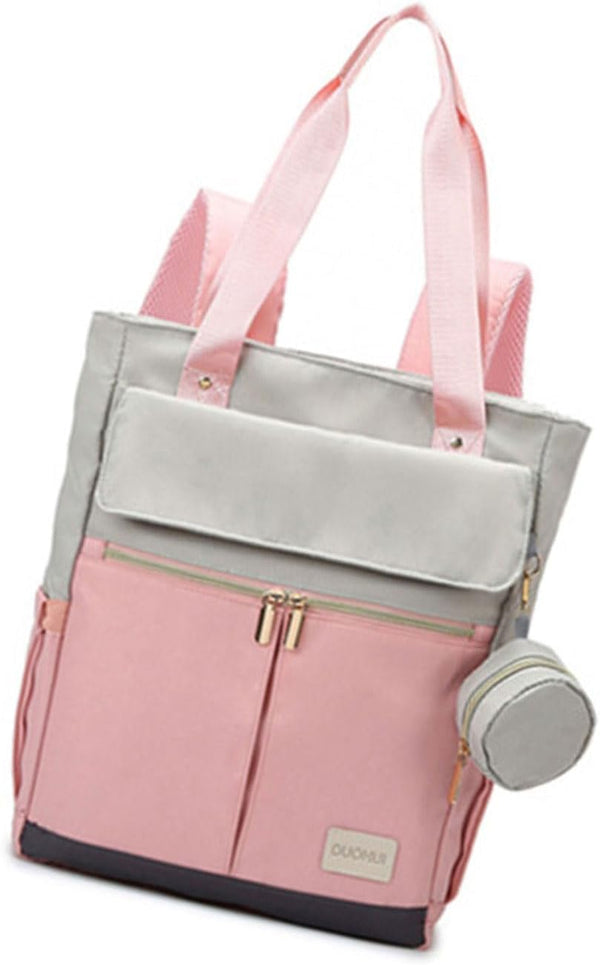 KMGDM Diaper Bag Splashproof Wear Resistant Bag Handbag Large Capacity Mom Bag Travel