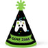 Big Dot of Happiness Mini Cone Pixel Video Game Party Hats - Set of 8 Small Birthday Hats