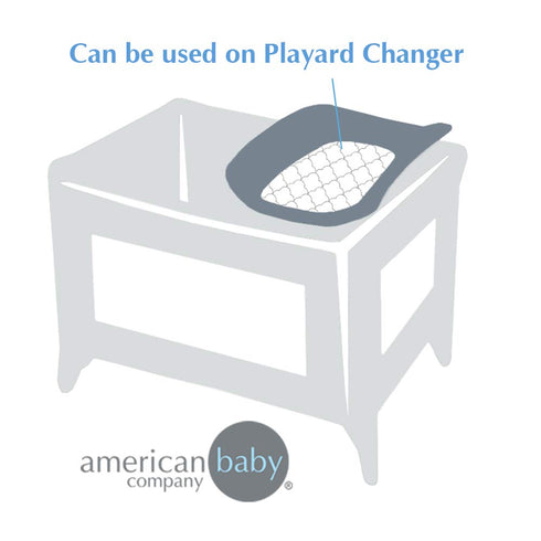 American Baby Company 3 Count Ultra Soft Microfiber Quilted Waterproof Changing Table Pad Liners, 11.5" x 23"