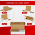 (3) Premium 800 Count Storage Box Trading Card Storage Box Cardboard Perfect Baseball Card Storage Box - MADE IN USA