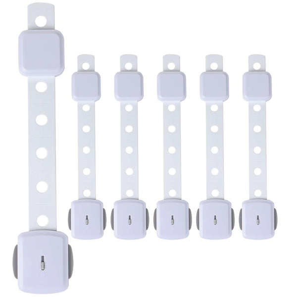 Fursafe&Q Cabinet Locks Baby Proofing, Baby Drawer Safety Locks -Adhesive Child Safety