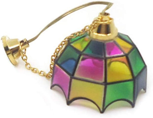 3.93X1.25X1.25 Inch Uonlytech Mini Adornment Dollhouse Ceiling Light Battery Operated Miniature Hanging Led Lamp