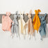 Organic Cotton Muslin Lovey Blanket, Soft & Breathable Bunny Security Blanket for Boys and Girls Baby Gifts