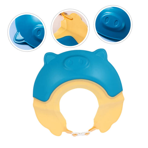 set Alasum shampoo cap Baby Shower Cap Shield kids shower caps bath hat hair washing hat Women shower cap wash hair