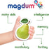 PHOTO FRUITs&Berries - Large Kitchen Magnets for Toddlers - Educational Learning Toys for Kids, Development Magnets