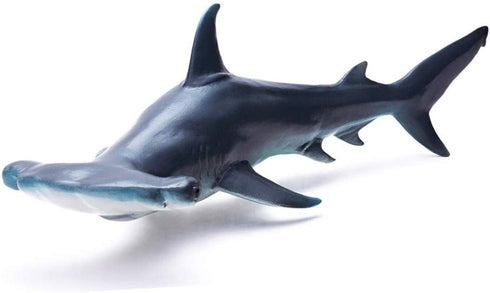 Gemini&Genius Hammerhead Shark for Kids, Swimming Pool Beach Bathing Toys, Soft Rubber Realistic Sea Animal Shark