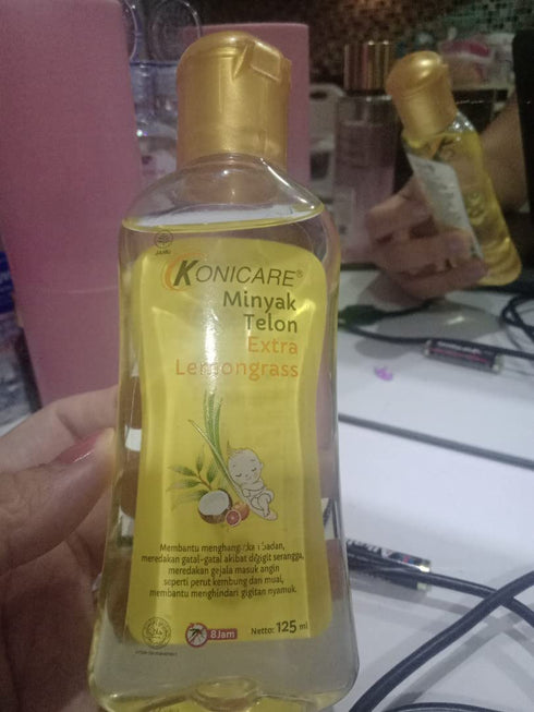 Konicare 125 Ml (1 Minyak Telon Oil with Extra Lemongrass, bottles)